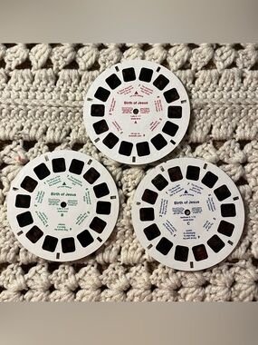 Viewmaster Jesus Birth of our Saviour  Vintage View-Master 3 Reel Set Christian